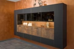 Küchen Schreiner  Küchen Studio Partner Remmp mit  Küche und Möbel von Milano-fx-fenix-nero-ingo-Cliff-ferro-oxid